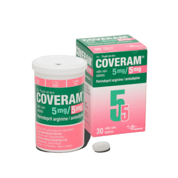 Coveram 5mg/5mg Servier (L/30v)