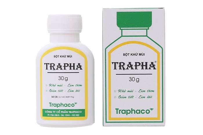 Bột khử mùi trapha traphaco (c/30gr)