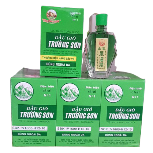 Dầu gió xanh trường sơn (lốc/12c/6ml)