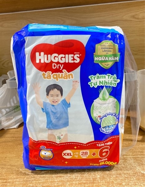 Tã quần Huggies XXL28