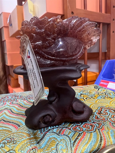 Long thủ thạch anh tóc nâu ( 556878) KG+