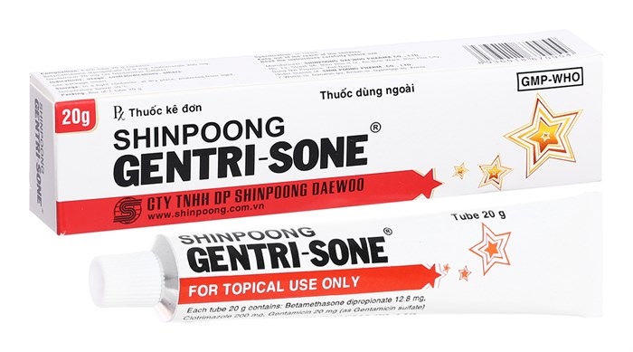 Gentrisone cream shinpoong (t/20g) (lớn)