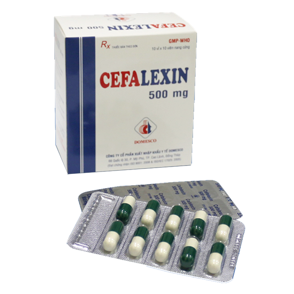 Cefalexin 500mg Domesco (H/100v)