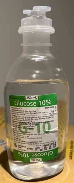 Glucose 10% 250ml (Kiện 30chai) - Kabi Bidiphar