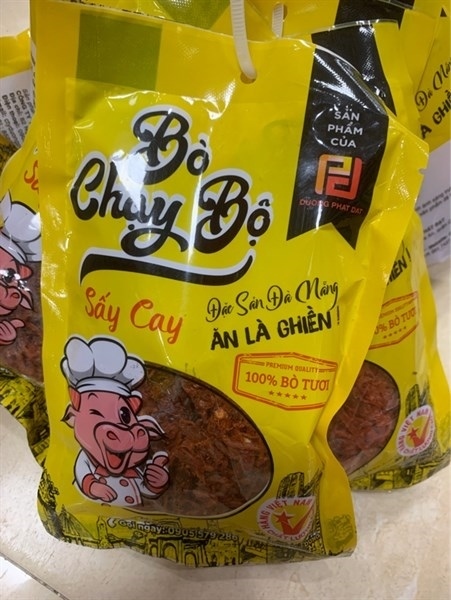 Bò khô sấy cay
