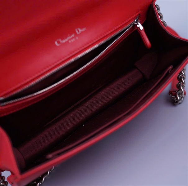 Túi Dior Woc màu đỏ (09-BO-0155) sz25 KG+