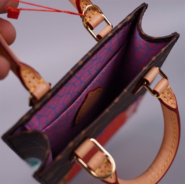 Túi LV Tote hoa nâu in hình sz13 (HC) +