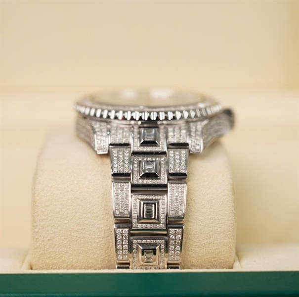 Đồng hồ Rolex bạc mặt tròn (24G5W129) sz40 (HC) +