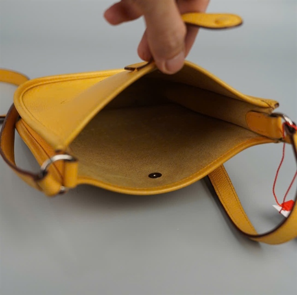 Túi Hermes màu vàng sz17 KG+