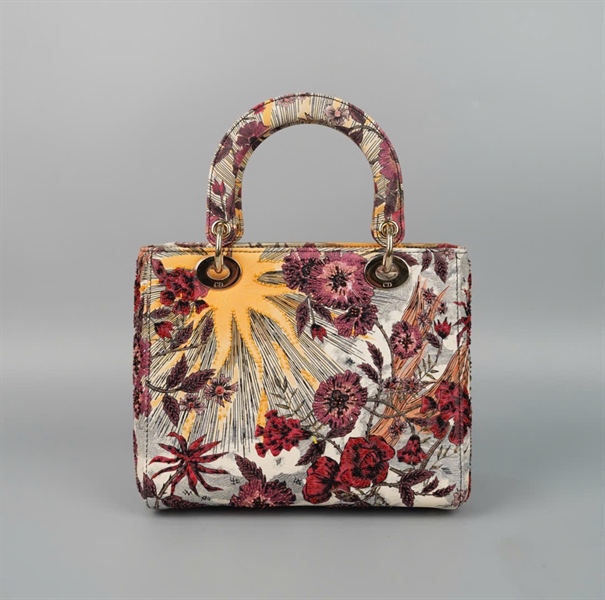 Túi Dior Lady hình phượng đính cườm (02-MA-1119) szM (HC) +