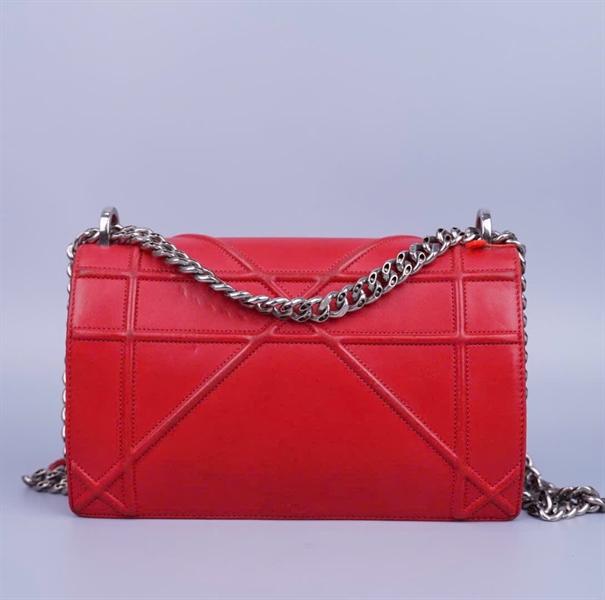 Túi Dior Woc màu đỏ (09-BO-0155) sz25 KG+