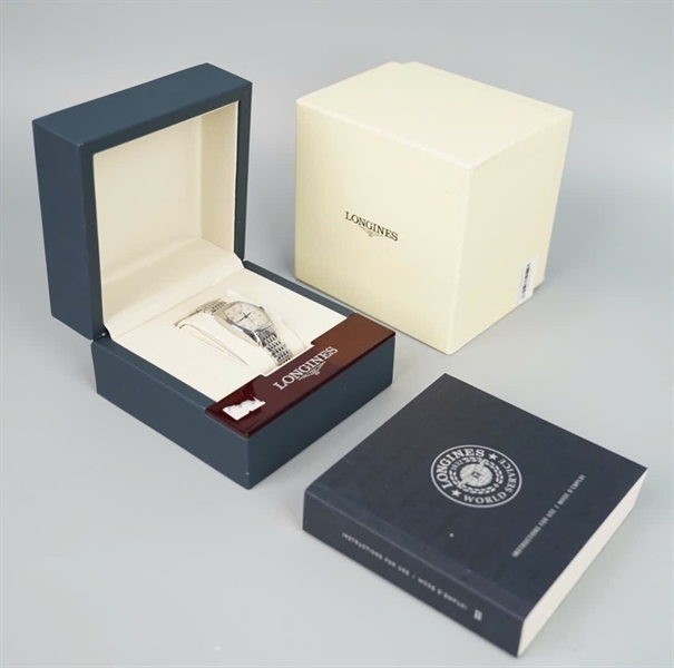 Đồng hồ Longines mặt vuông quai bạc (44796559) KG+