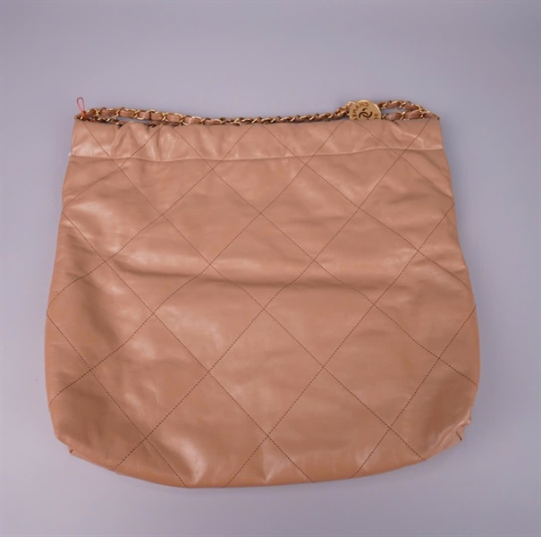 Túi Chanel Hobo nude kèm ví (H45G7AT4) sz34 (HC) +