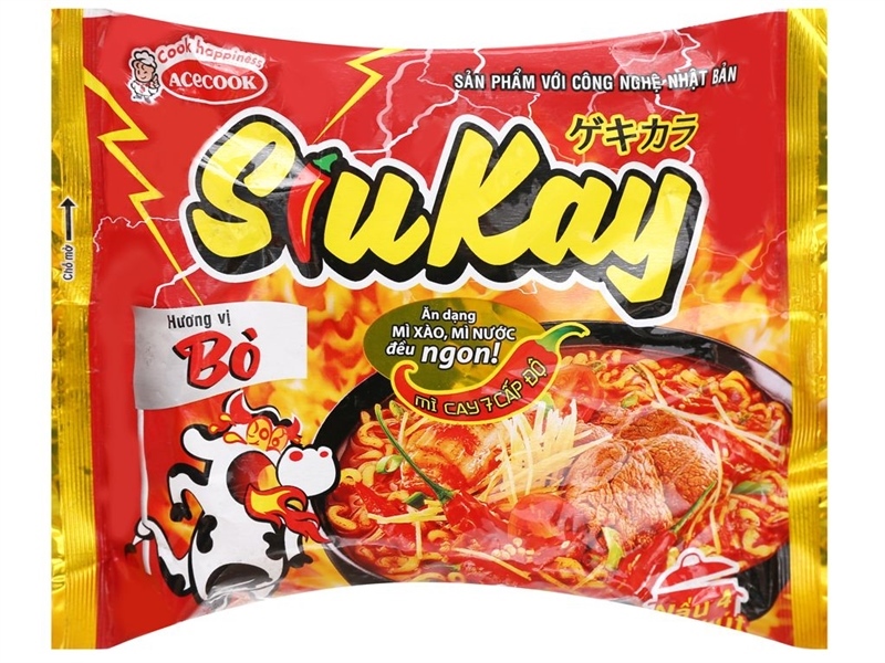 Mì bò Siukay 牛味辛いラーメン·