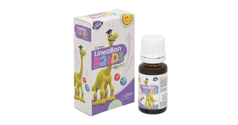 Vitamin D3 K2 Drops Lineabon ergo pharma (C/10ml)