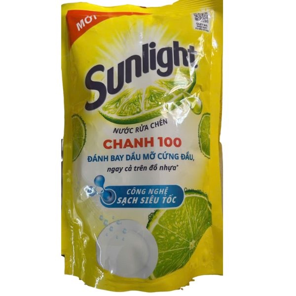 Nước rửa chén sunlight túi 750ml chanh túí