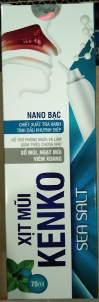 Xịt mũi Kenko Sea Salt 70ml - PT Minh Nhật