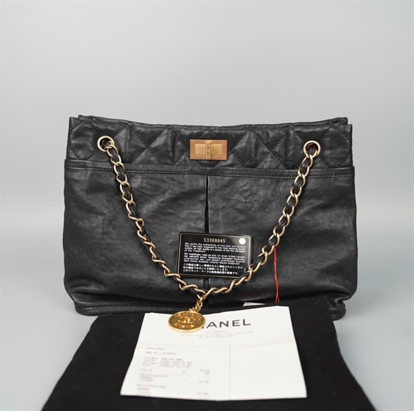 Túi Chanel Tote đen có lót form (13368845) sz30 KG +