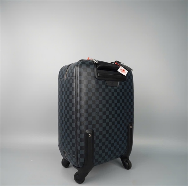 Vali LV ô vuông xanh kèm ổ+ chìa, bao vali KG +