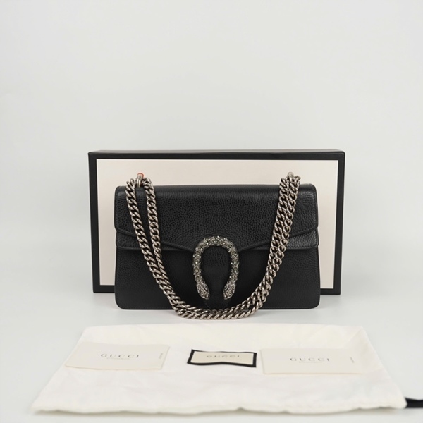 Túi GG Dionysus đen (400249498879) sz27 KG +