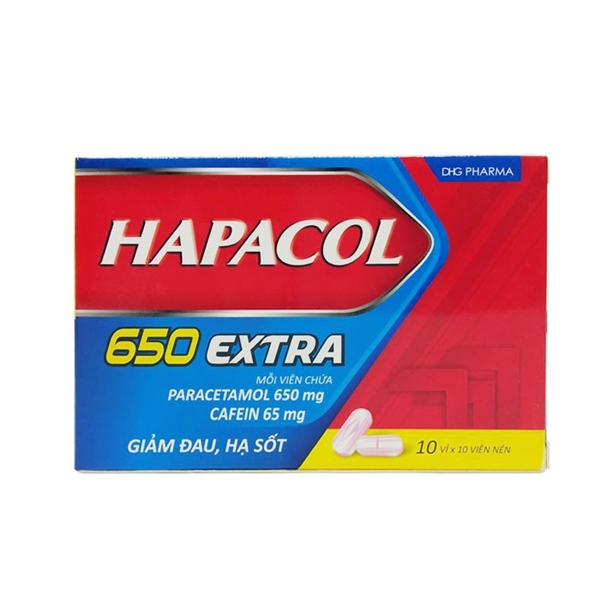 Hapacol 650 extra dhg (h/100v)