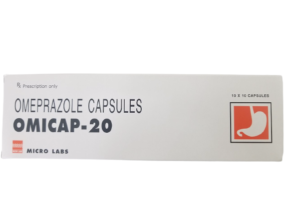 Omicap 20 omeprazol 20mg micro (h/100v)