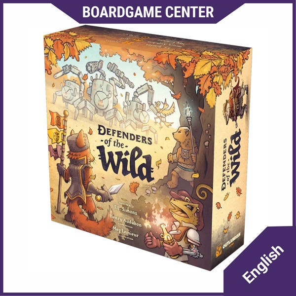 Bộ trò chơi boardgame - Defenders of the Wild (2024) Cooperate with other animal factions against the machine invasion