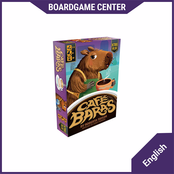 Bộ trò chơi Boardgame - Café Baras (2024) Build your own cozy café and turn your drop ins into regulars.