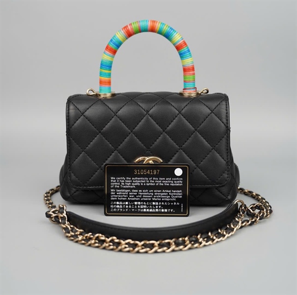 Túi Chanel Handle quai cầm nhiều màu (31054197) sz18 (HC) +