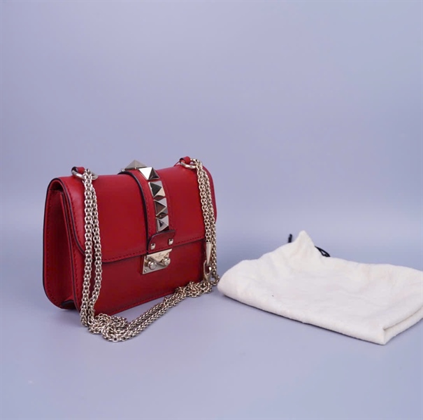 Túi Valentino đỏ sz20 KG+