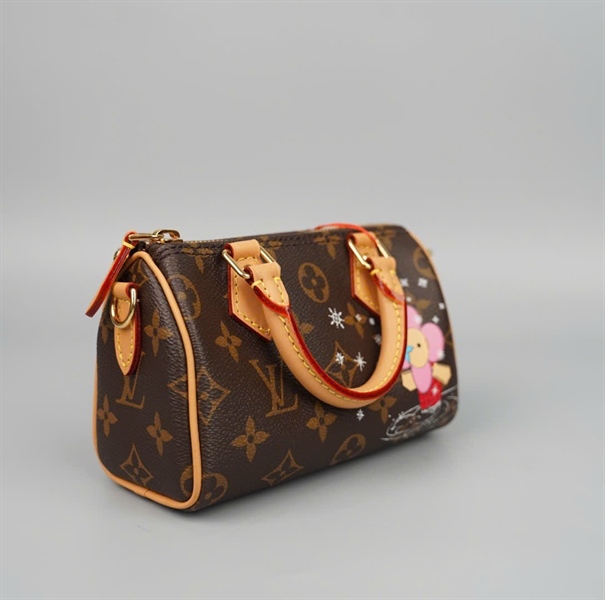 Túi LV Speedy hoa nâu in hình (TY3293) sz16 (HC) +