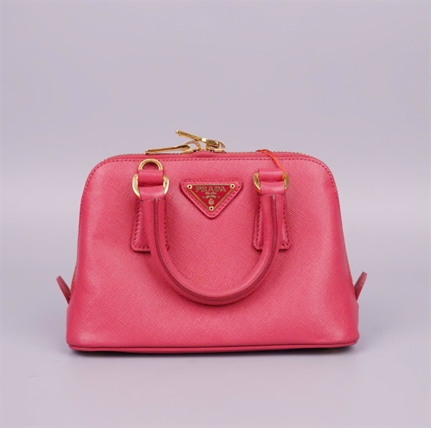 Túi Prada hồng sz18 +