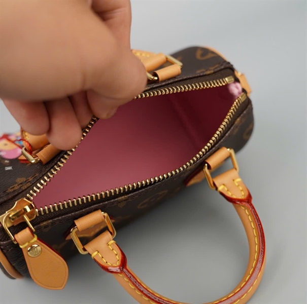 Túi LV Speedy hoa nâu in hình (TY3293) sz16 (HC) +