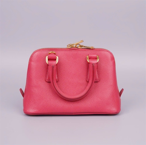 Túi Prada hồng sz18 +