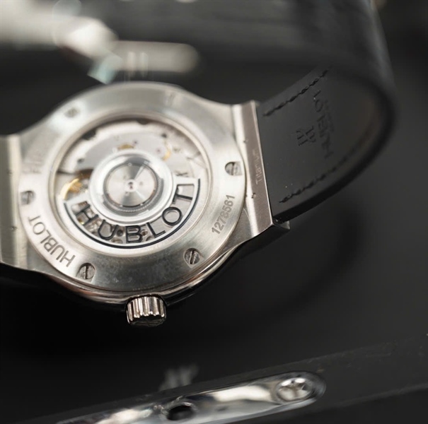 Đồng hồ Hublot đen mặt tròn (1278561) sz38 (HC) +