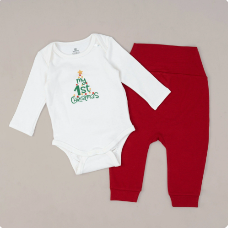 Bộ Body chip dài tay kèm quần cạp cao Miracle Xmas Bu BCT1100CE