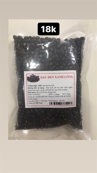 Đỗ đen có vỏ kome 500g