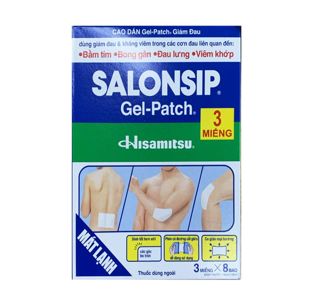 Salonsip gel patch hisamitsu (h/8g/3m)