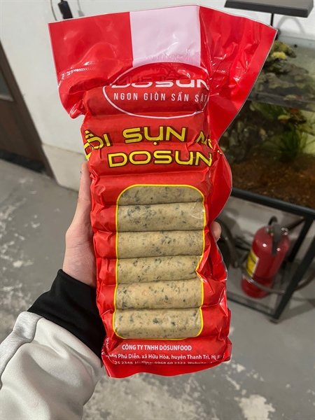 Dồi Dosun Đỏ 500g/10c GP