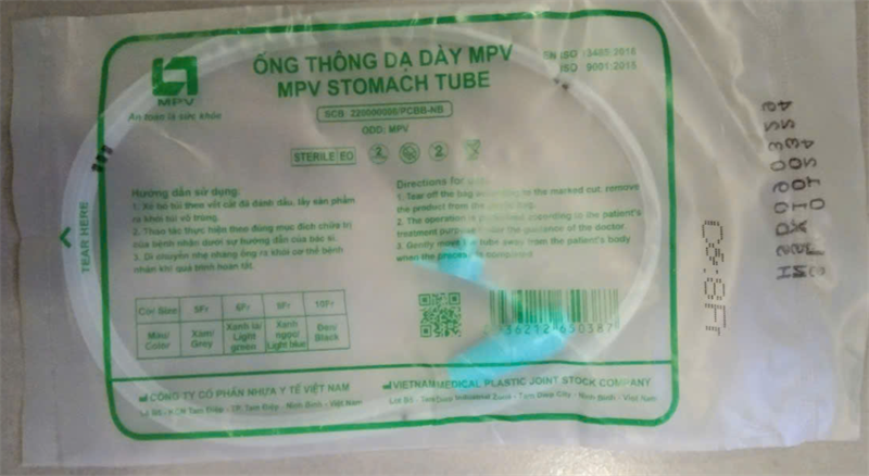 Sond dạ dày số 8 - Việt Nam