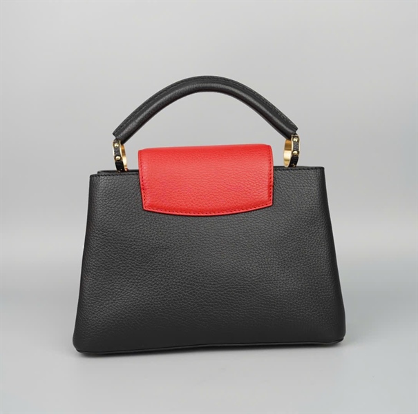 Túi LV Capu đen nắp đỏ (FX5200) sz26 (HC) +