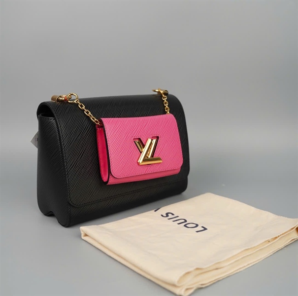 Túi LV Twist đen kèm gương, ví sz23 (HC) +