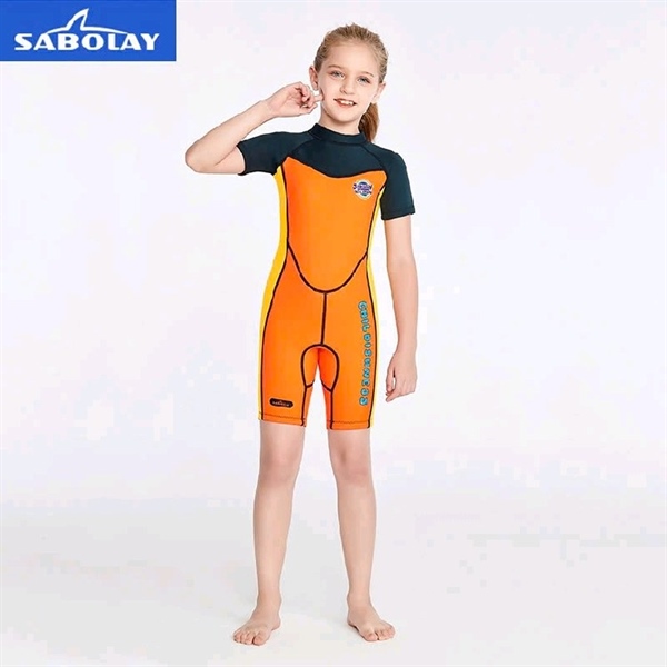 ĐỒ BƠI BÉ GÁI LIỀN SHORT TAY NGẮN VTQ907 giữ nhiệt, 292B (VTQ907-1, VTQ907-2)