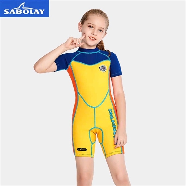 ĐỒ BƠI BÉ GÁI LIỀN SHORT TAY NGẮN VTQ907 giữ nhiệt, 292B (VTQ907-1, VTQ907-2)