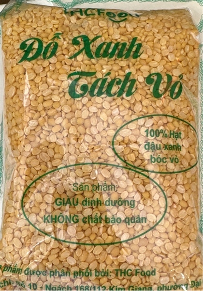 Đỗ xanh tách vỏ