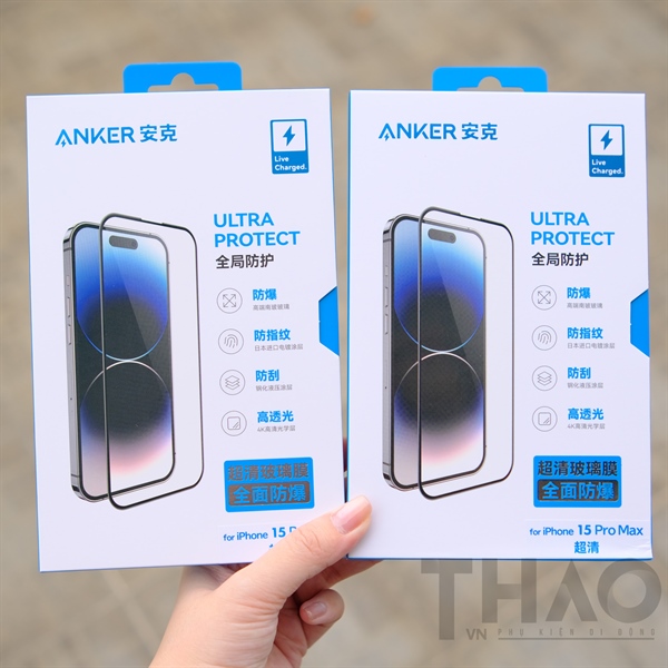 Cường lực ANKER trong suốt