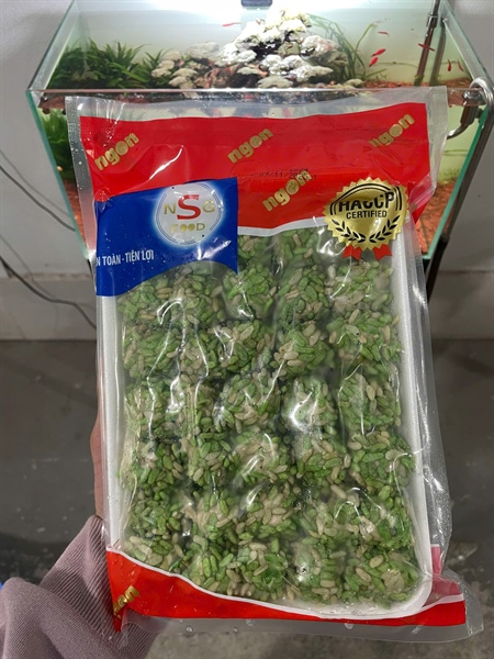 HS Cá Tẩm Cốm Ongon 500gr Xù Xanh