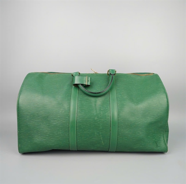 Túi LV du lịch xanh vân sọc KG+