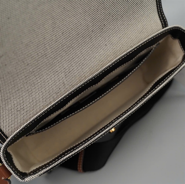 Túi BBR xám viền đen (I23SIG) sz25 (BQ) KG +