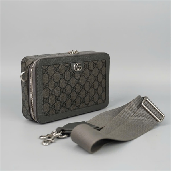 Túi GG đeo chéo xám sz22 (BQ) KG +